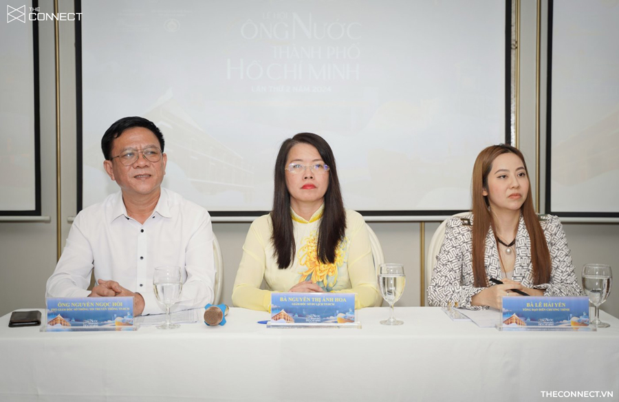 Giam doc so du lich TPHCM - ba nguyen thi anh hoa thong tin ve le hoi song nuoc tphcm lan 2 tai buoi hop bao