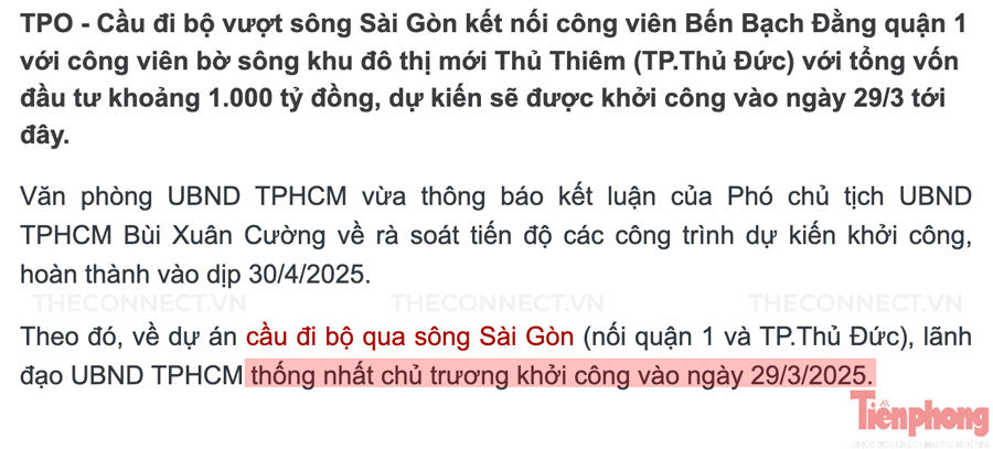 cau di bo vuot song sai gon da duoc an dinh ngay khoi cong