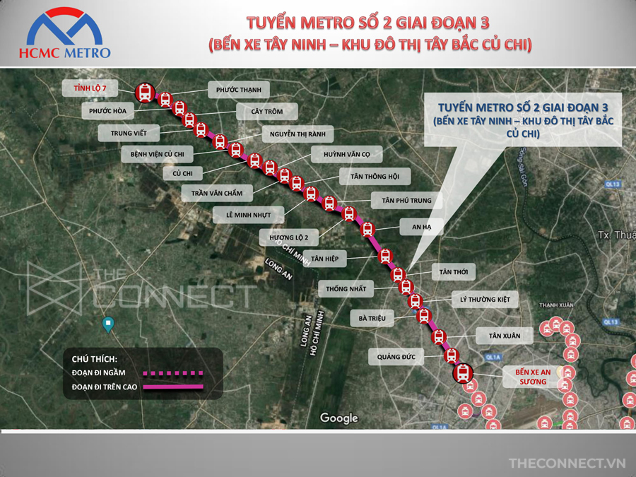 ban do tuyen metro so 2 giai doan 3