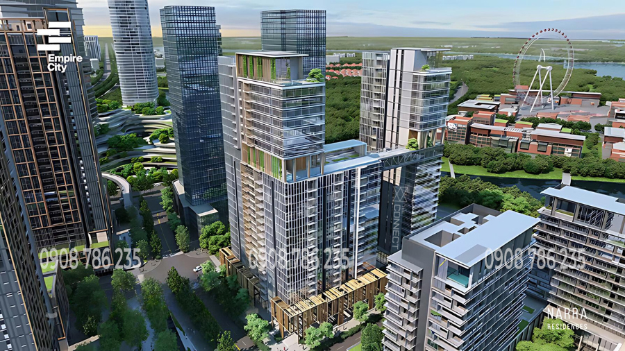 Phoi canh du an narra residences empire city