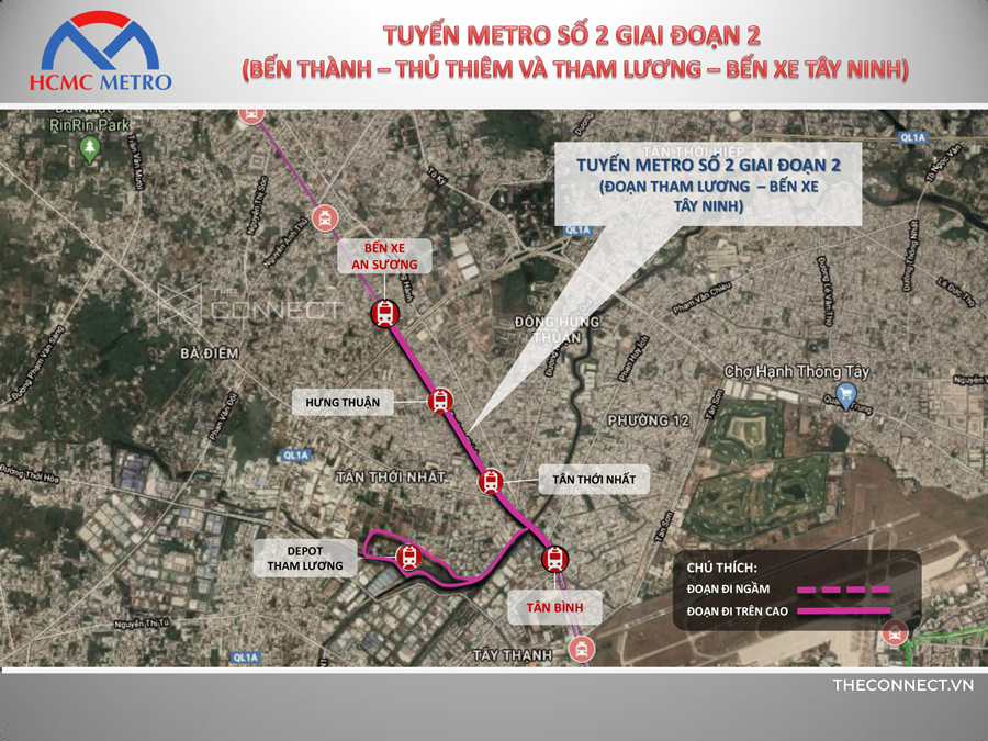ban do tuyen metro so 2 giai doan 2 (doan ben thanh - tham luong)