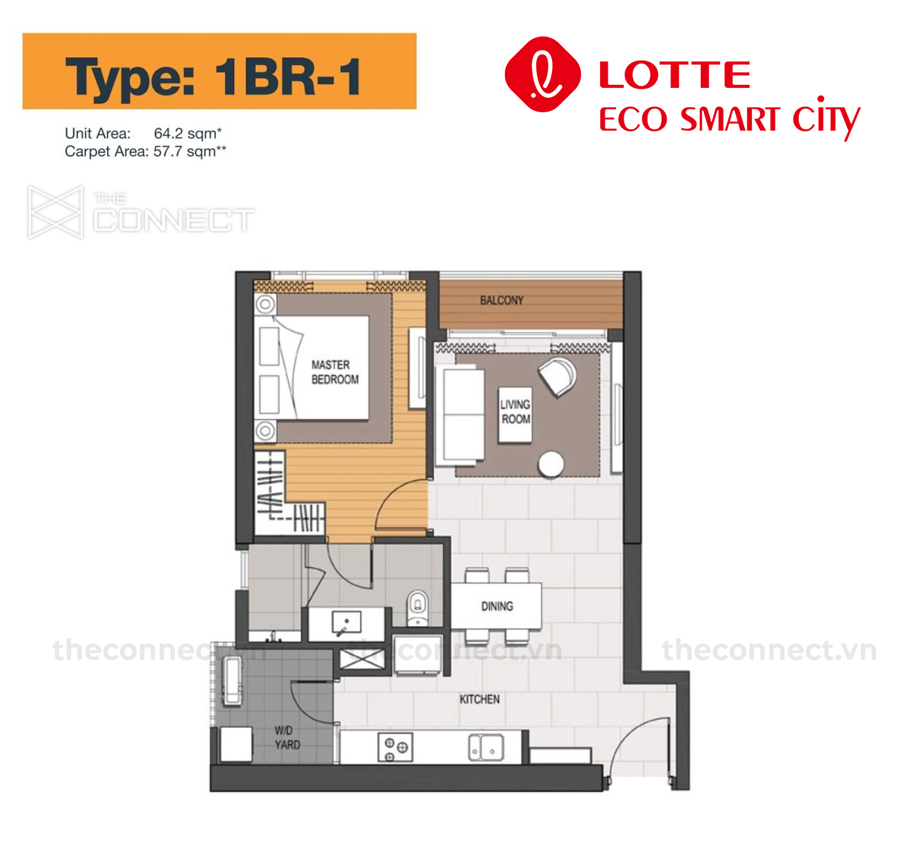 mat bang can ho 1 phong ngu du an lotte eco smart city thu thiem