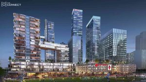 phoi canh khu thuong mai du an lotte eco smart city thu thiem