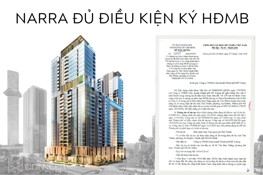 Narra Residences Ký Hợp Đồng Mua Bán
