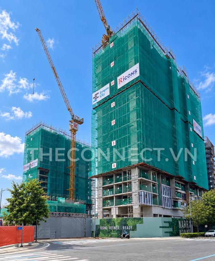 Tiến độ Narra Residences